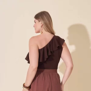 Blusa Jade Mullan Marrom