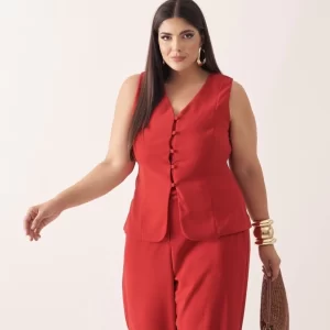 Colete Herlem  Vermelho